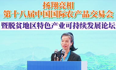 yang xiang is present at the 18th china international agricultural products fair and the forum on sustainable development of characteristic industries